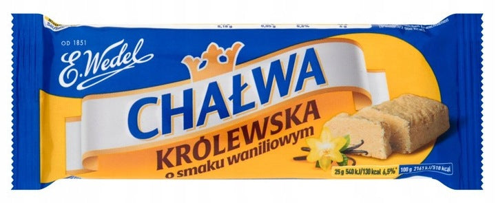 Wedel Chałwa Królewska Wanilia 100g