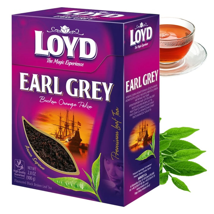Herbata Loyd Earl Grey Liść 100g