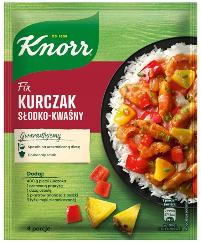 Knorr Fix Kurczak Słodko-Kwaśny 64g