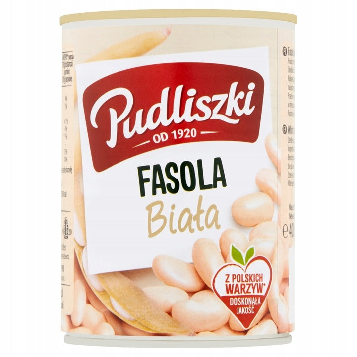 Pudliszki Fasola Biała W Puszce 400g