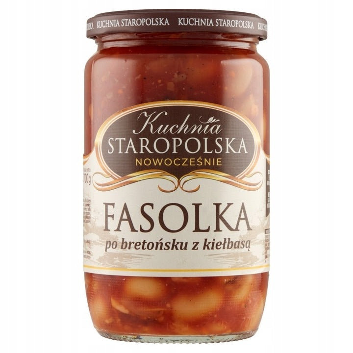 Kuchnia Staropolska Fasolka Po Bretońsku Z Kiełbasą 700 g