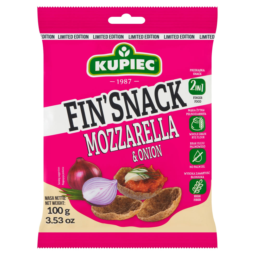 Kupiec Finsnack O Smaku Mozzarelli I Cebulki 100g