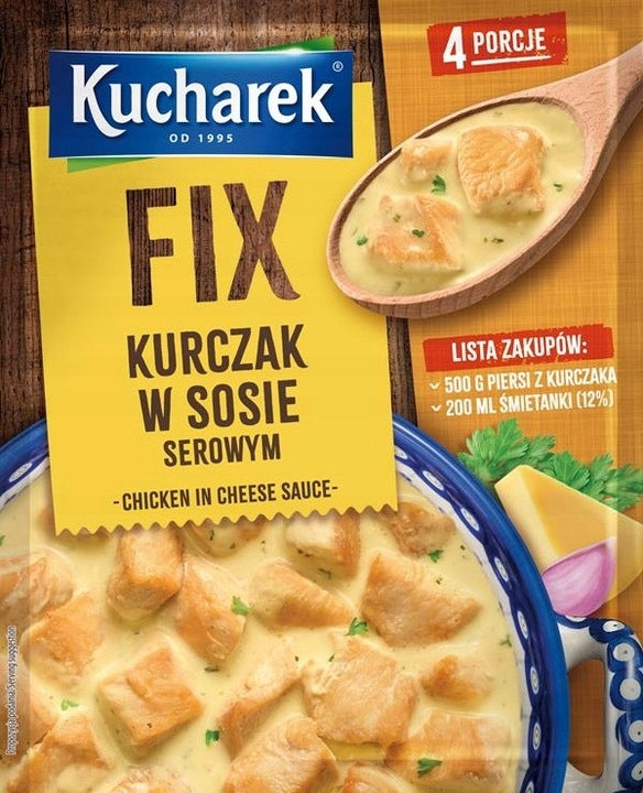 Kucharek Fix Kurczak W Sosie Śmietanowo-Serowym 28g