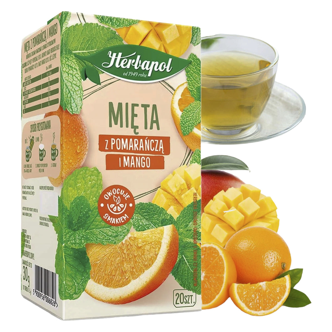 Herbapol Mięta z Pomarańczą i Mango 30g