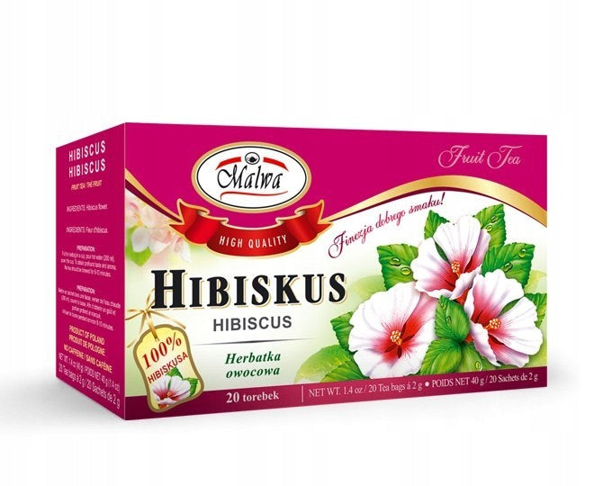 Malwa Herbata Owocowa Hibiskus 40 g