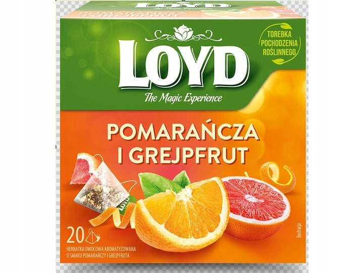 Loyd Pomarańcza I Grejpfrut Piramidka 40g