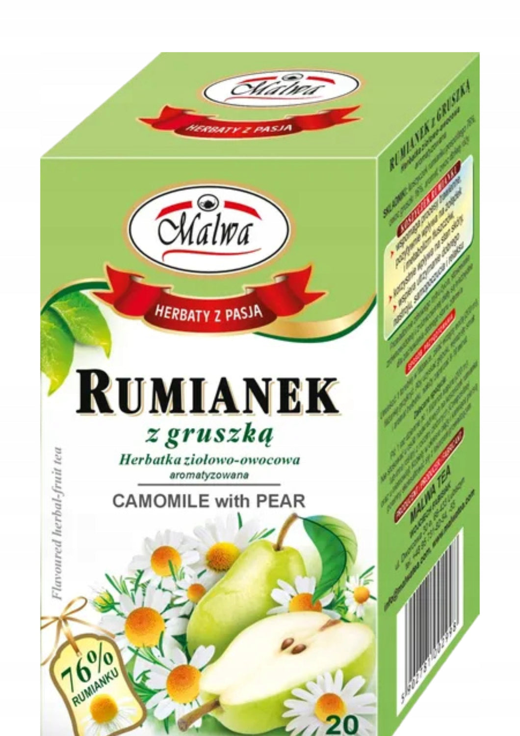 MALWA RUMIANEK Z GRUSZKA 40G