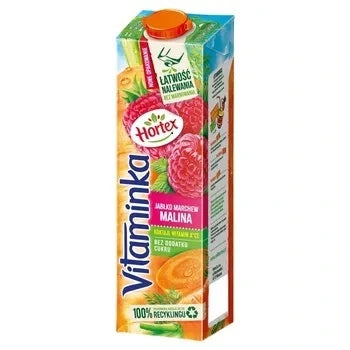 Hortex Vitaminka Marchew Jabłko Malina 1l