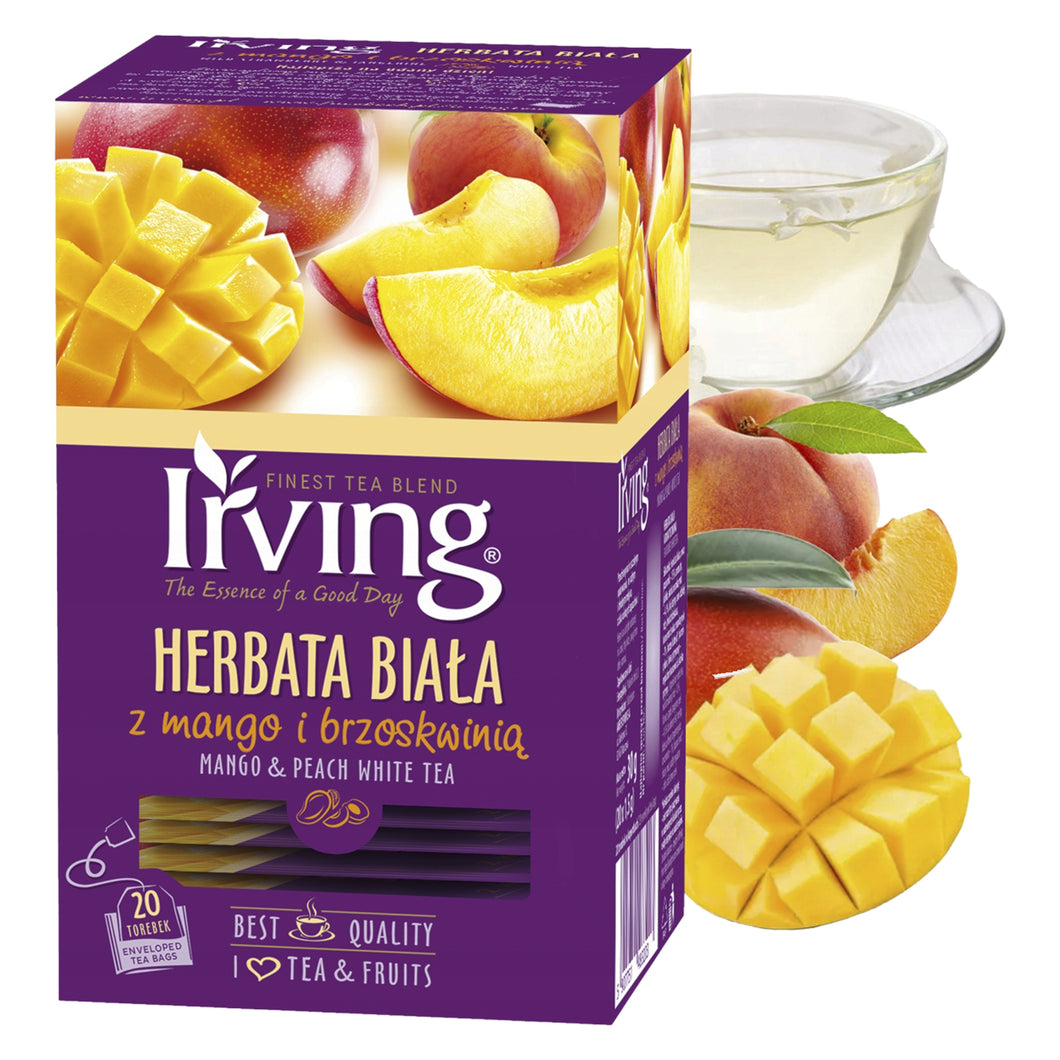 Irving Biała Mango Z Brzoskwinią 20g