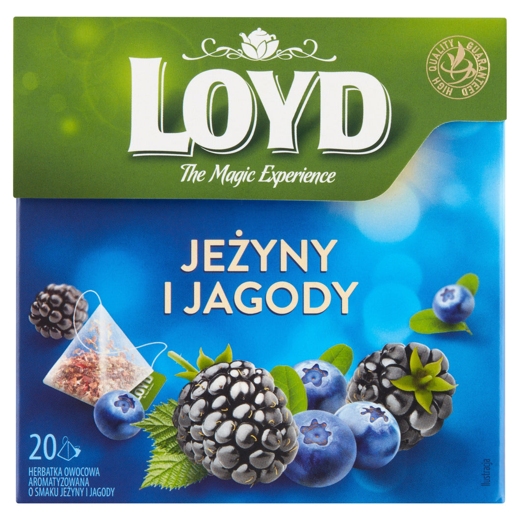 Loyd Jeżyny I Jagody Piramidka 40g
