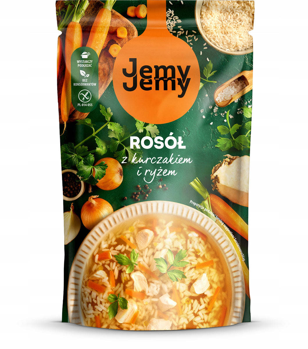 Profi Jemy Jemy Zupa Rosołek Z Kurczakiem I Ryżem 450 g