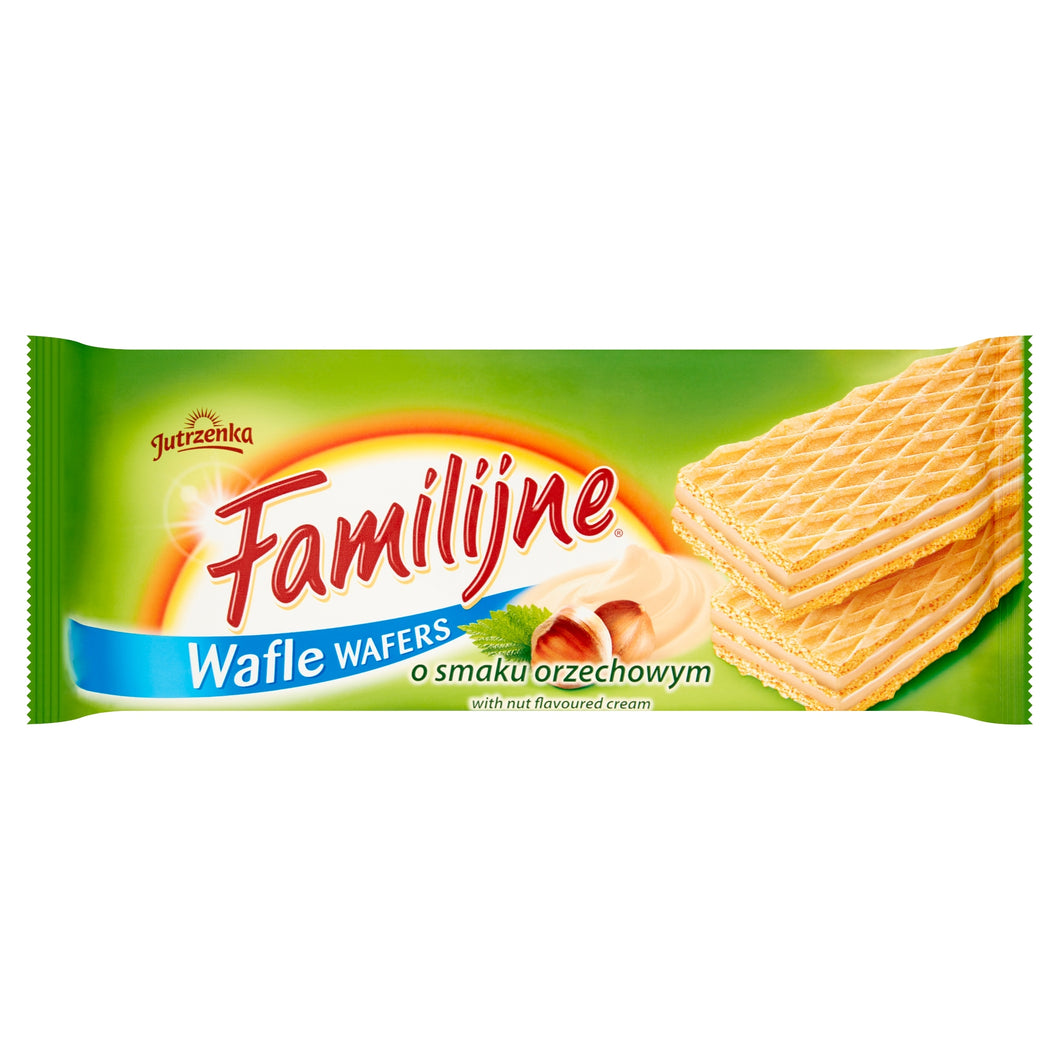 Jutrzenka Wafle Familijne Orzechowe 180g