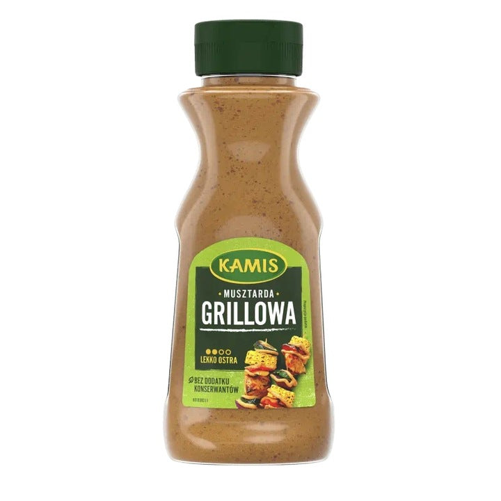 KAMIS MUSZTARDA GRILLOWA LEKKO OSTRA 290G