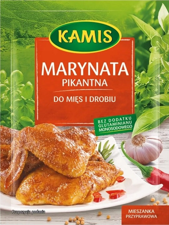 Kamis Marynata Pikantna Do Mięs I Drobiu 20g