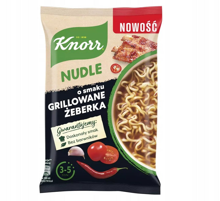 Knorr Nudle Grillowane żeberka 71g