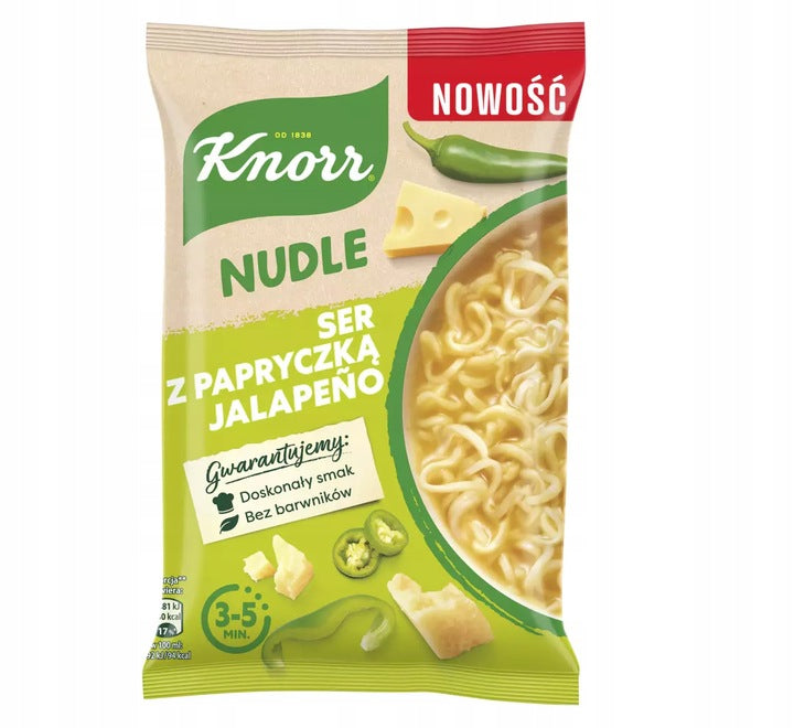 Knorr Nudle Serowe Z Jalapeno 69g