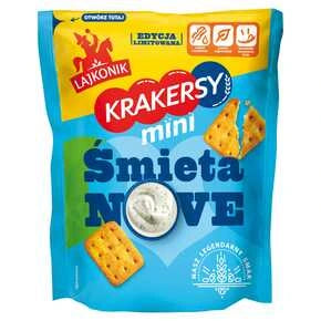 Lajkonik Krakersy Mini Śmietankowe 100g
