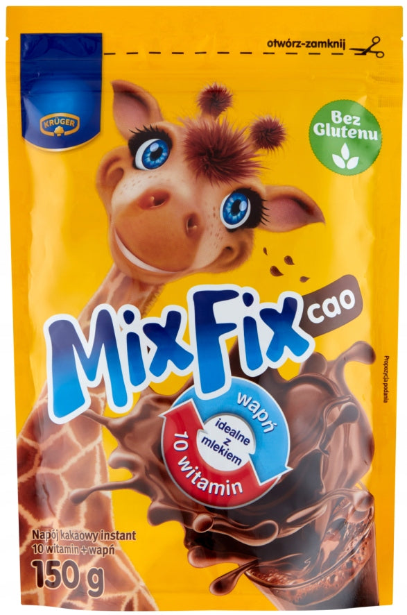 Kruger Mix Fix Cao Napój Kakaowy  Wapń Witaminy 150 g
