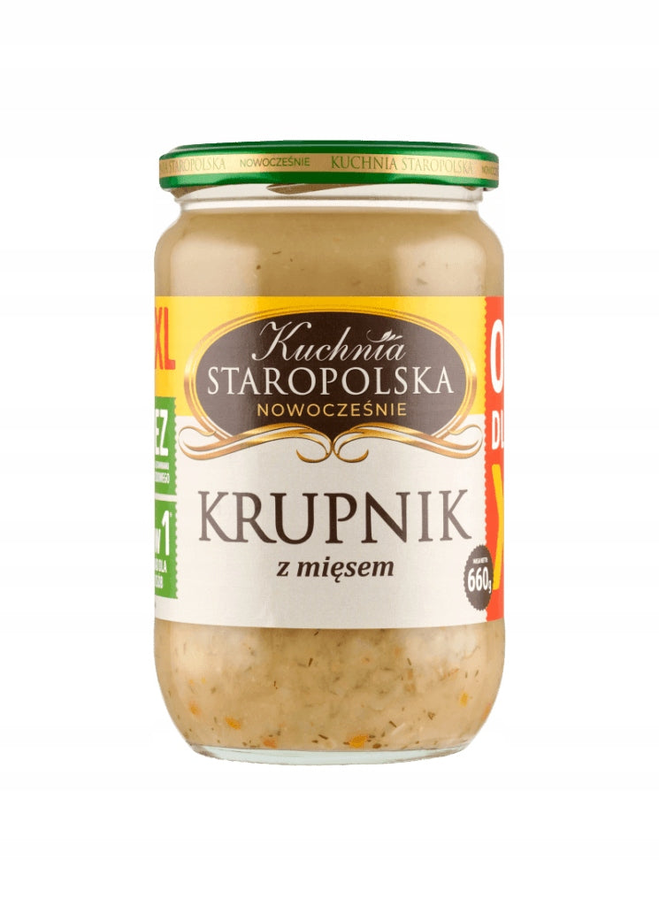 Kuchnia Staropolska Krupnik Z Mięsem 660g