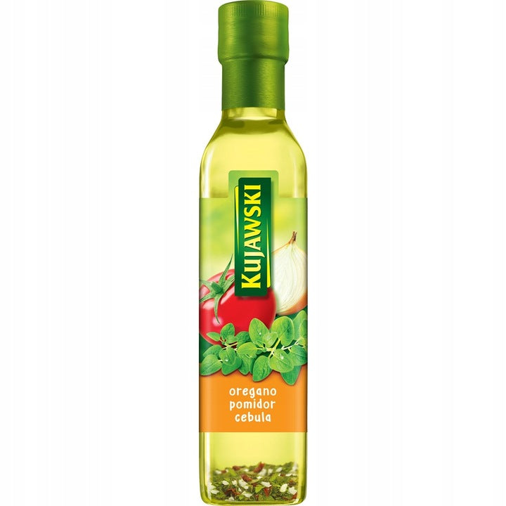 Kujawski Olej Z Oregano, Pomidorem I Cebulą 250ml