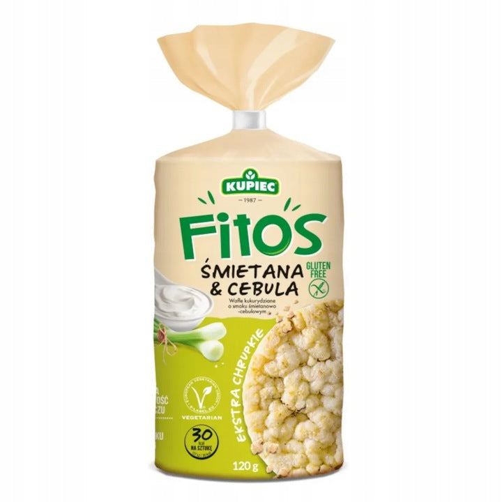 Kupiec Fitos Wafle Kukurydziane Śmietana I Cebula 120g