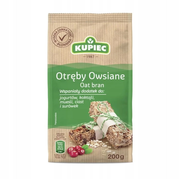 Kupiec Otręby Owsiane 200g