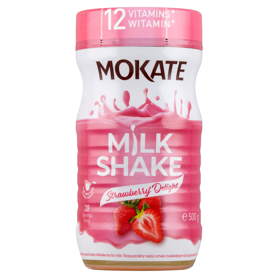 Mokate Napój Milk Shake Truskawka 500g
