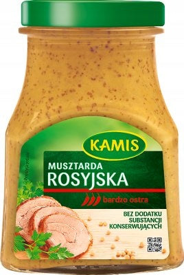Kamis Musztarda Rosyjska Bardzo Ostra 185g