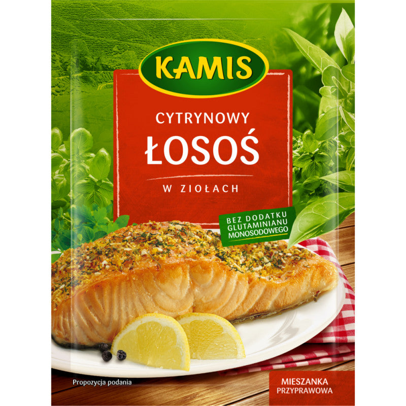 Kamis Przyprawa Cytrynowy Łosoś W Ziołach 18 g