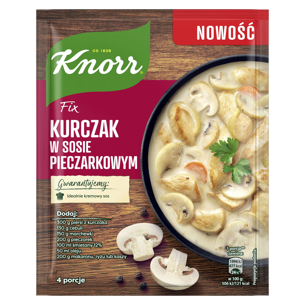 Knorr Fix Kurczak W Sosie Pieczarkowym 33g