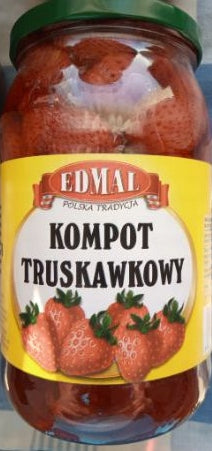 Edmal Kompot Truskawkowy 900ml
