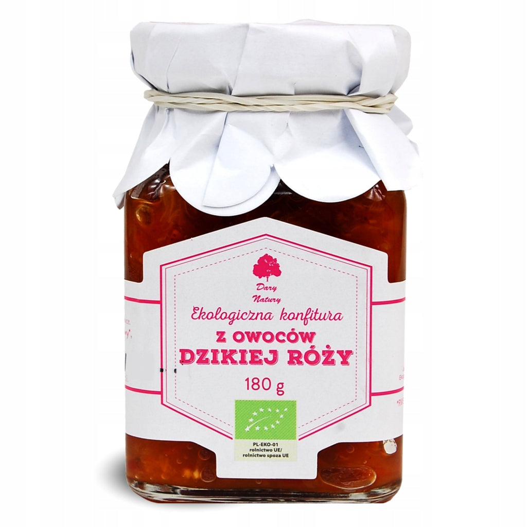 Dary Natury Konfitura Z Owoców Dzikiej Róży BIO 180g