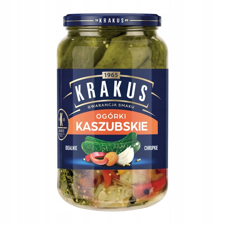 Krakus Ogórki Konserwowe Kaszubskie 870g