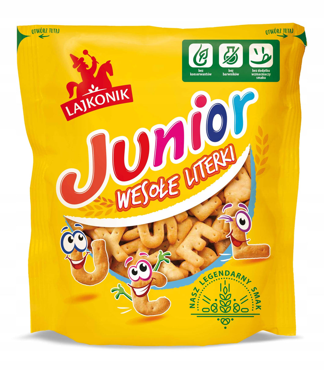 Lajkonik Junior Wesołe Literki 120g