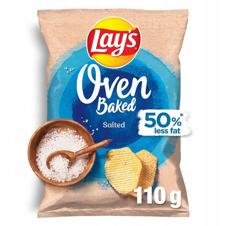Lay's Oven Baked Lays Chipsy Solone Pieczone 110g