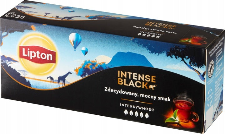 Lipton Herbata Exp Intense Black  57,5g