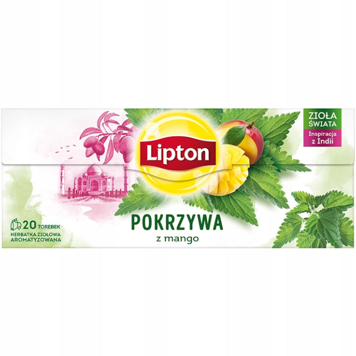 Lipton Zioła Świata Herbata Pokrzywa Z Mango 26g