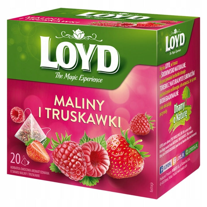 Loyd Herbata Malina Piramidka 40g
