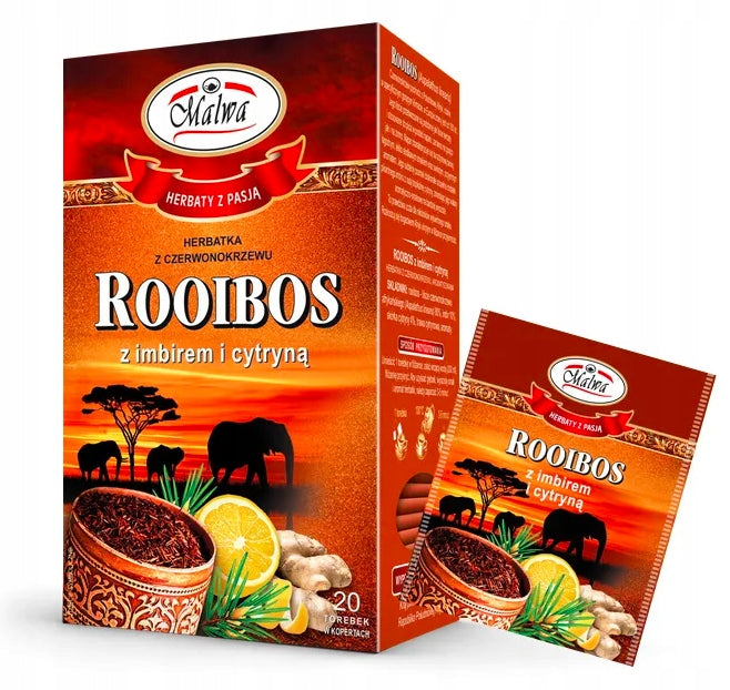 Malwa Herbata Rooibos  Imbir Cyryna 40g