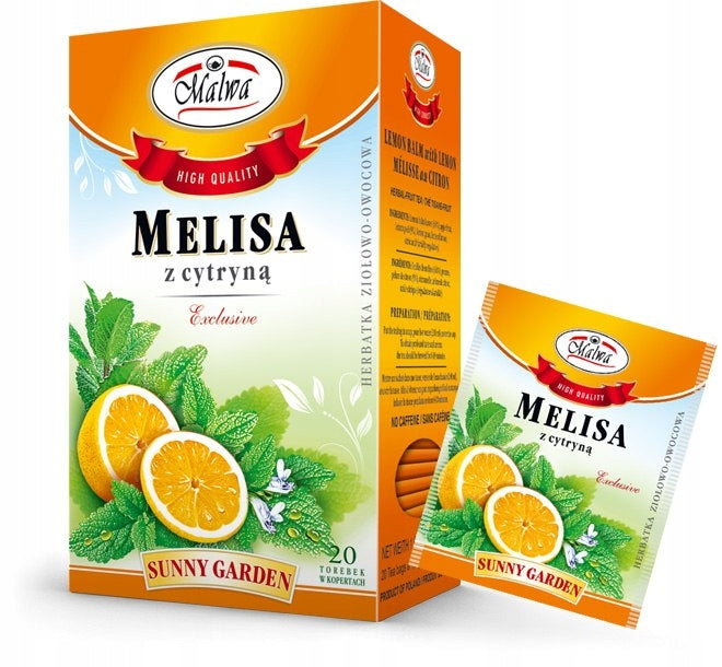 MALWA LEMON BALM WITH LEMON TEA- MELISA ZCYTRYNA30G