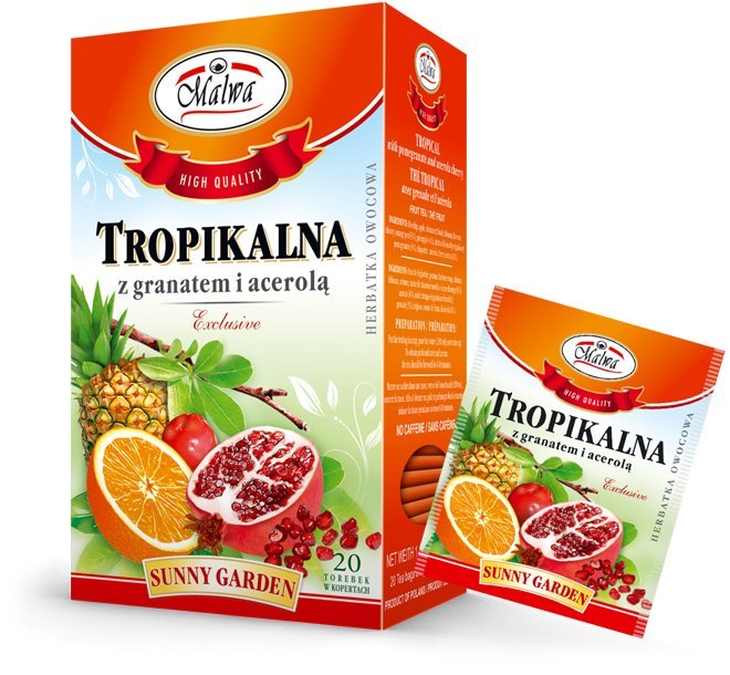 Malwa Herbata Tropikalna Z Granatem I Acerolą 40g