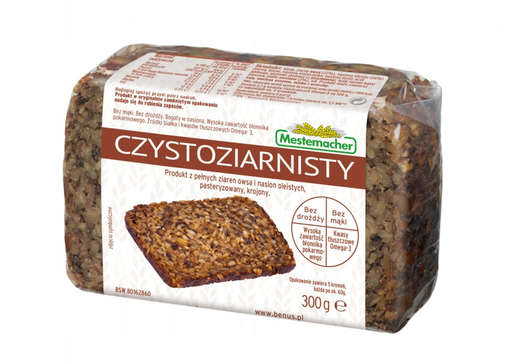 Benus Chleb Czysto Ziarnisty 300g
