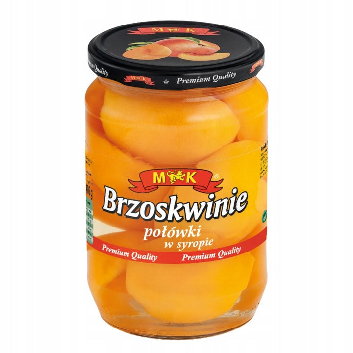 Mk Brzoskwinie Połówki W Syropie 680g