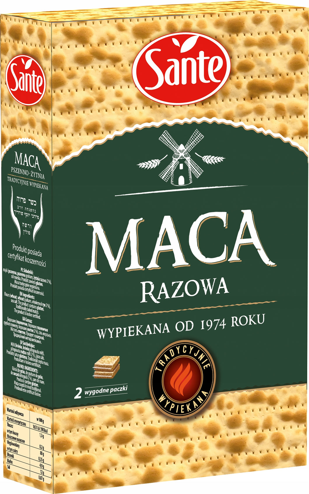 Sante Maca Pszenna Razowa 180g