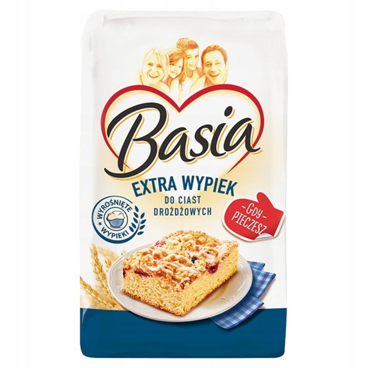 Basia Mąka Extra Wypiek Pszenna Typ 550 1 kg