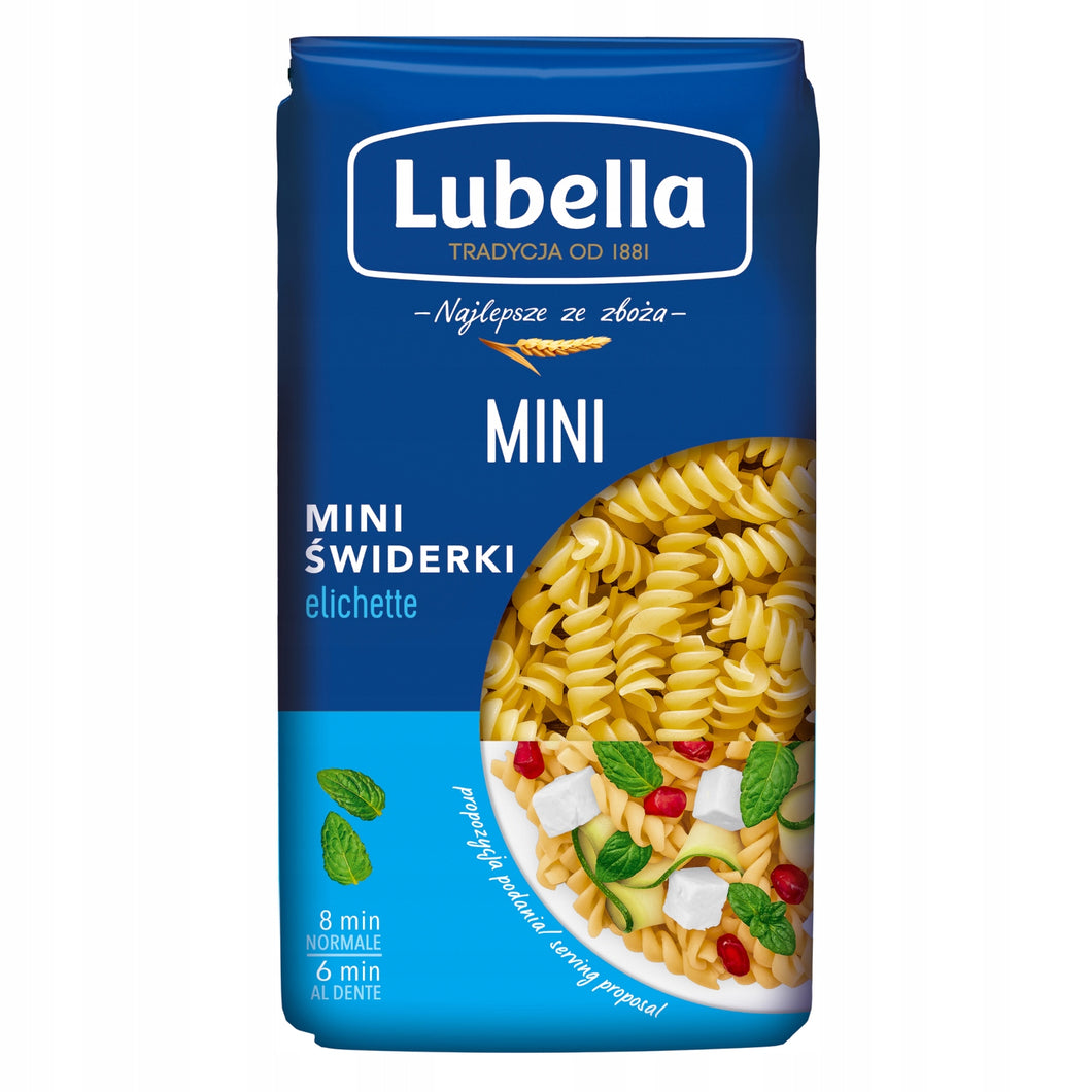 Lubella Makaron Mini Świderki 400 g