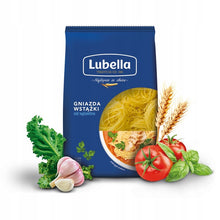 Load image into Gallery viewer, Lubella Makaron Gniazda Wstążki 400g
