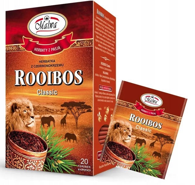 Malwa Rooibos Classic Herbata Czerwona 40 g