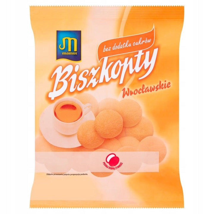 Mamut Biszkopty Wrocławskie Bez Cukrów 100 g