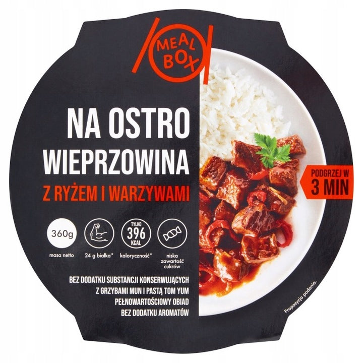 Graal Na Ostro Wieprzowina Z Ryżem I Warzywami 360 g